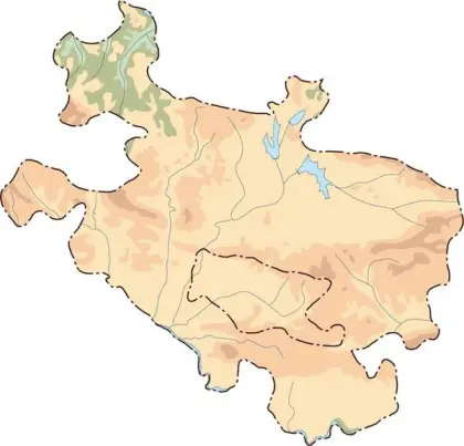 Mapa vectorial de Álava — mudo