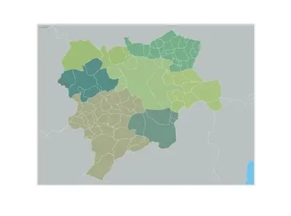 Mapa de municipios de Albacete — mudo