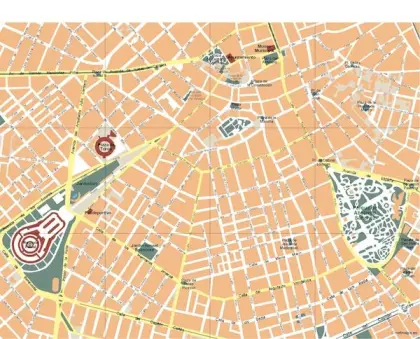 Plano vectorial de Albacete — con calles