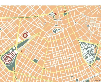 Plano vectorial de Albacete — mudo
