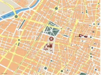 Plano vectorial de Castellón — con calles