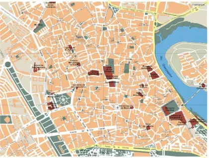 Plano vectorial de Córdoba — con calles