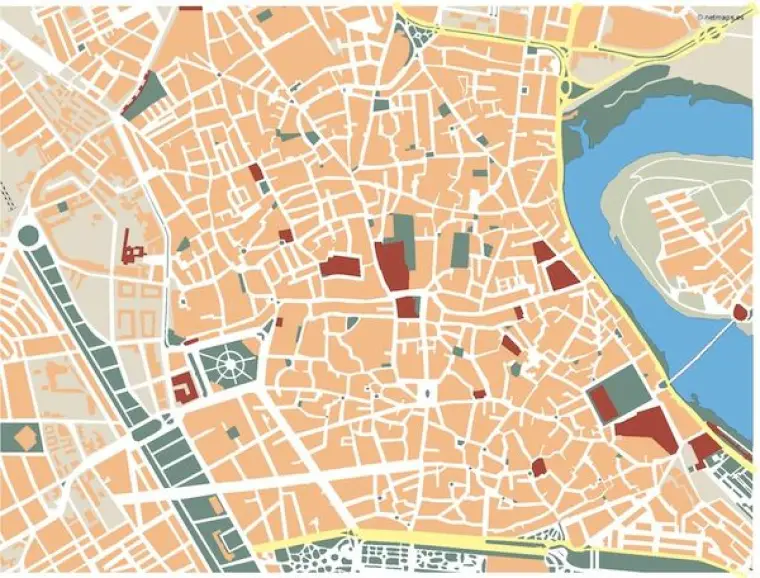 Plano vectorial de Córdoba — mudo