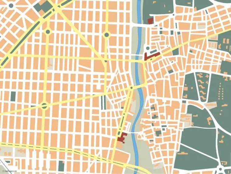 Plano vectorial de Elche — mudo