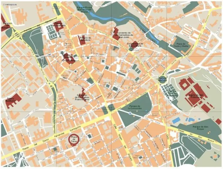 Plano vectorial de Guadalajara — con calles