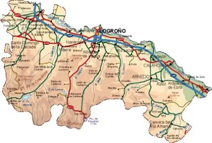 Mapa vectorial de La Rioja — provincia