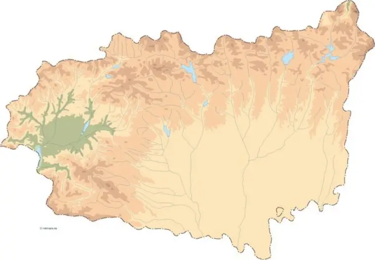 Mapa vectorial de León — mudo