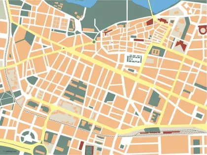 Plano vectorial de Logrono — mudo