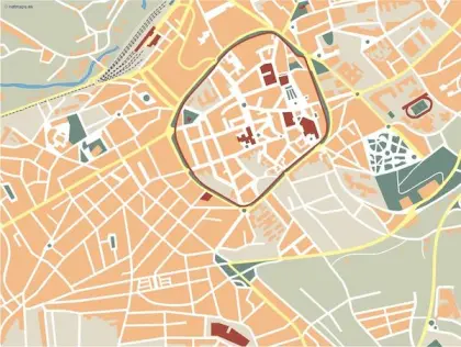 Plano vectorial de Lugo — mudo