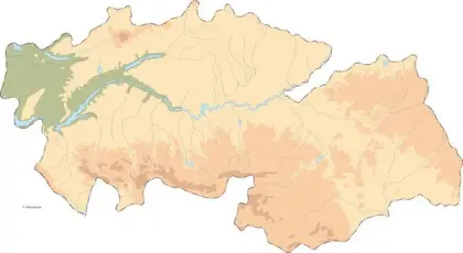 Mapa vectorial de Toledo — mudo