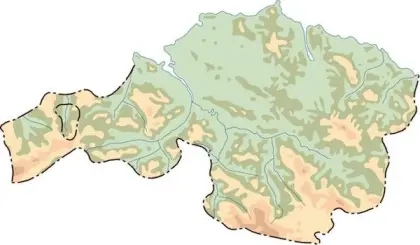 Mapa vectorial de Bizkaia — mudo