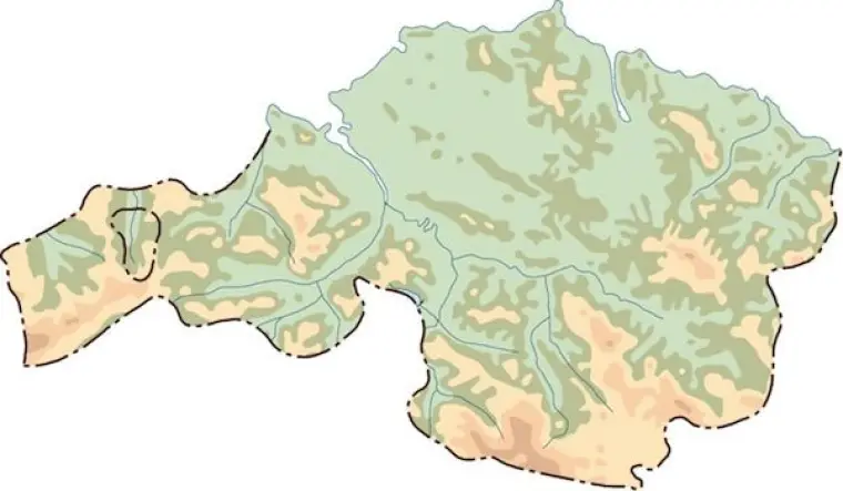 Mapa vectorial de Bizkaia — mudo