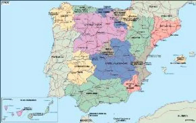 Espana Politico Basico